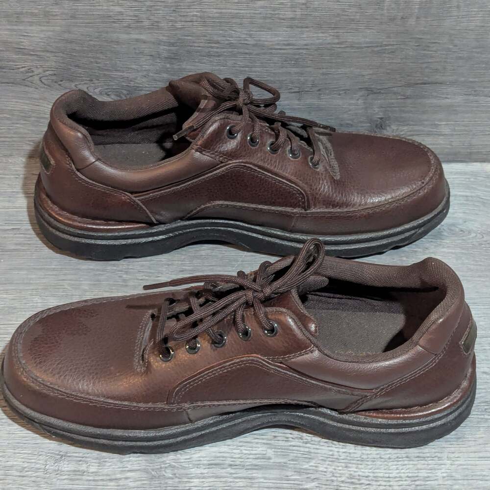 Rockport K71201 Brown Leather Walking Shoes Men's Size 9.5 M